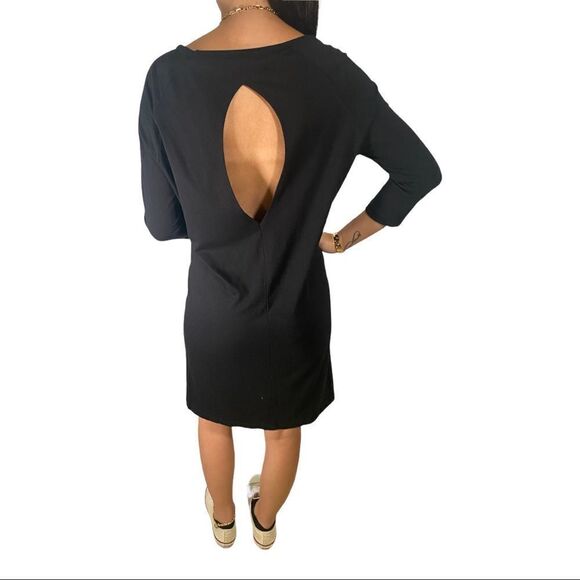 Casual Zara 3/4 Sleeve Black Dress - Picture 2 of 9